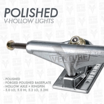 VENTURE TRUCKS POLISHED V-HOLLOW LIGHTS